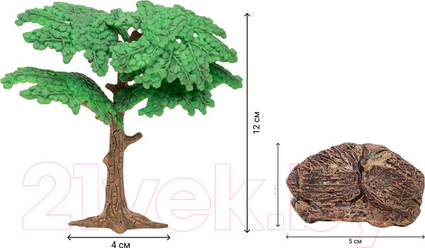 Изображение товара Набор фигурок коллекционных Masai Mara Динозавры и драконы для детей. Мир динозавров / MM206-018