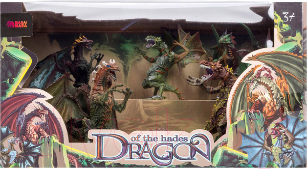 Изображение товара Набор фигурок коллекционных Masai Mara Динозавры и драконы для детей. Мир драконов / MM207-003