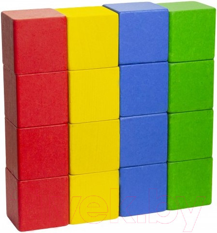 Изображение товара Развивающий игровой набор Краснокамская игрушка Мозаика. Кубики с карточками / Н-85