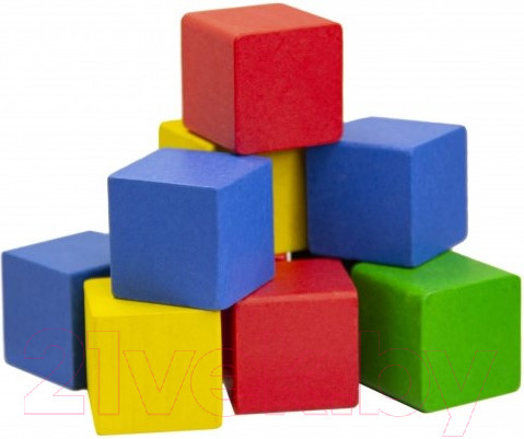 Изображение товара Развивающий игровой набор Краснокамская игрушка Мозаика. Кубики с карточками / Н-85