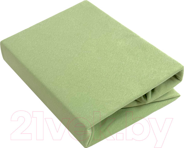 Изображение товара Простыня Lilia Трикотажная на резинке Прт-140x200x20 / 17С-0065 (фисташковый)