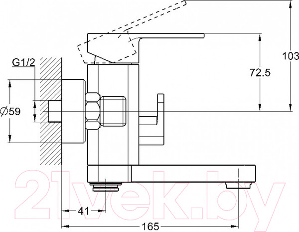 Изображение товара Смеситель G.Lauf GOR3-A058