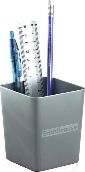 Изображение товара Настольный набор Erich Krause Base. Ice Metallic / 55690 (серебряный)