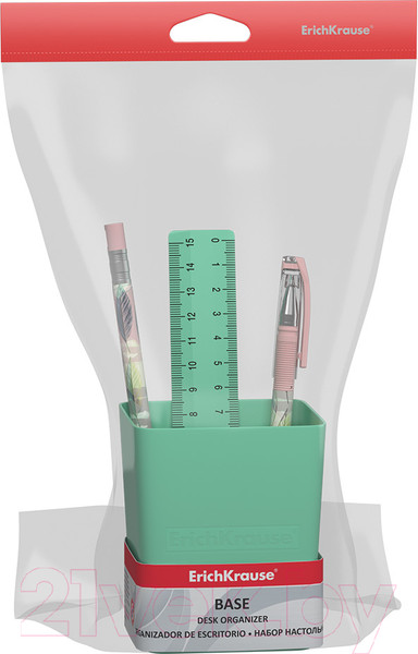 Изображение товара Настольный набор Erich Krause Base. Powder / 55705 (оливковый)