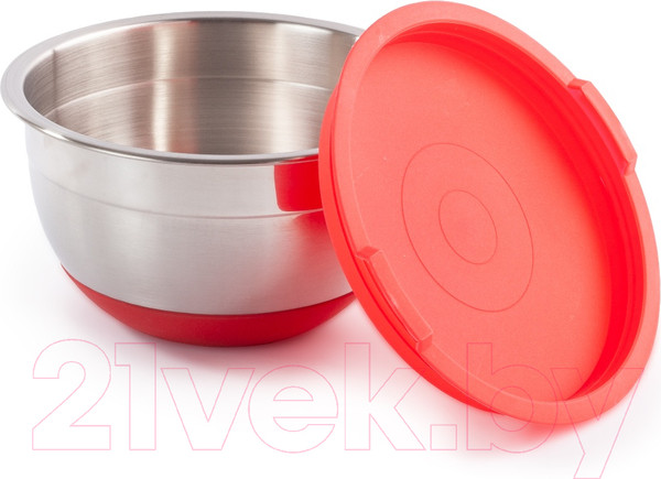 Изображение товара Миска Attribute Mix ASS018R (красный, с крышкой)