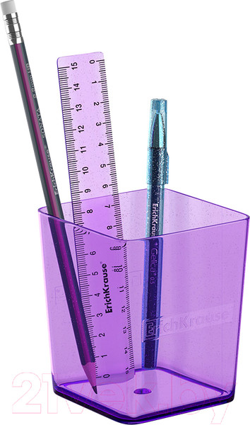 Изображение товара Настольный набор Erich Krause Base. Glitter / 55722 (сиреневый)