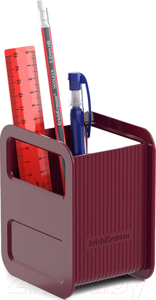 Изображение товара Настольный набор Erich Krause Techno. Marsala / 55748 (рубиновый)