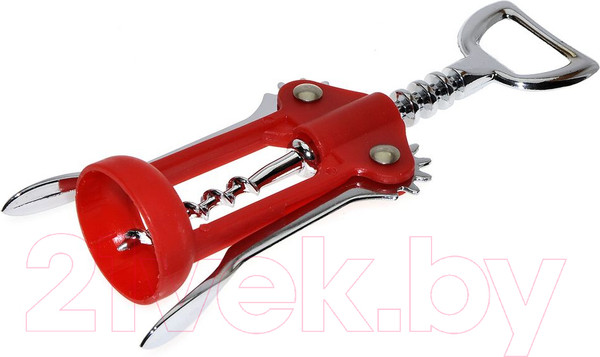 Изображение товара Штопор для вина Мультидом Z13-46 (красный)