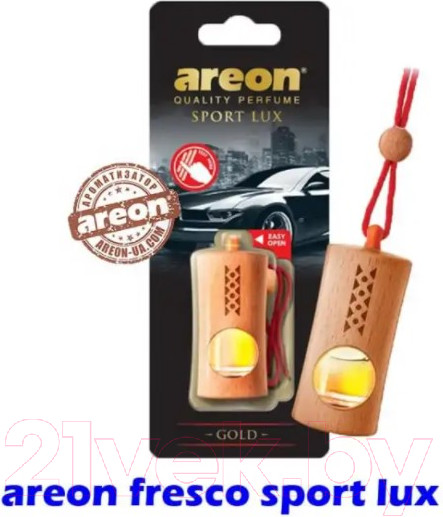 Изображение товара Ароматизатор автомобильный Areon Fresco Sport Lux Gold / ARE-FGL01
