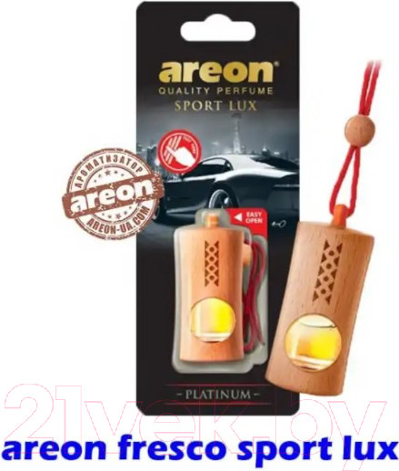 Изображение товара Ароматизатор автомобильный Areon Fresco Sport Lux Platinum / ARE-FGL03