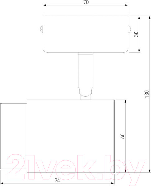 Изображение товара Спот Евросвет Morgan 20124/1 (белый)