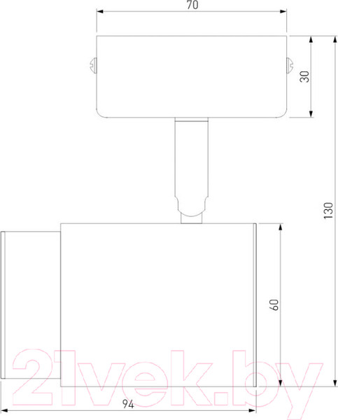 Изображение товара Спот Евросвет Morgan 20124/1 (белый/хром)