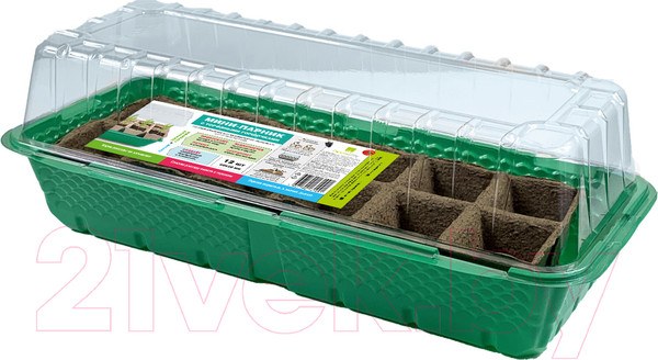 Изображение товара Набор для рассады ГазонCity С торфяной кассетой 60х58 (12шт)