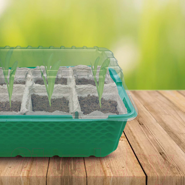 Изображение товара Набор для рассады ГазонCity С торфяной кассетой 60х58 (12шт)