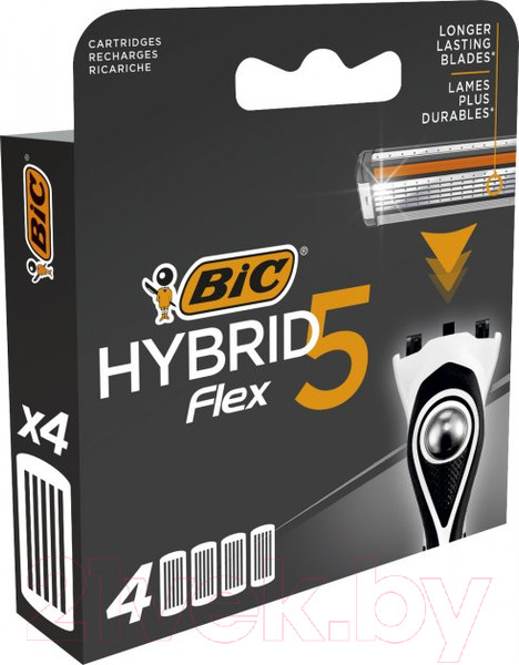 Изображение товара Набор сменных кассет Bic Flex 5 Hybrid (4шт)