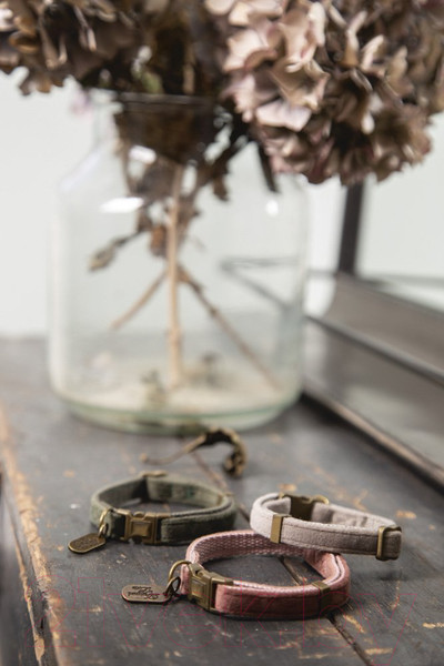 Изображение товара Ошейник Designed by Lotte 747062 (велюр, розовый)