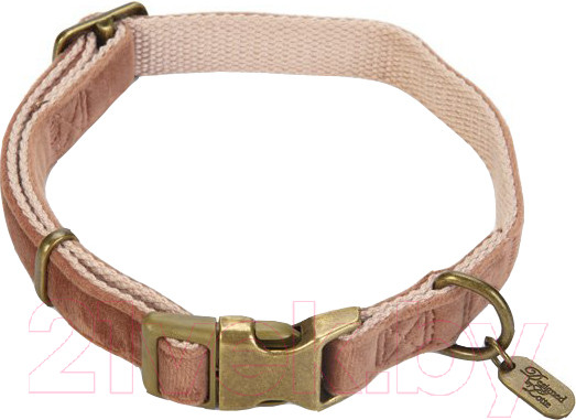 Изображение товара Ошейник Designed by Lotte 747062 (велюр, розовый)