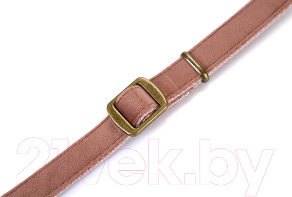 Изображение товара Ошейник Designed by Lotte 747062 (велюр, розовый)