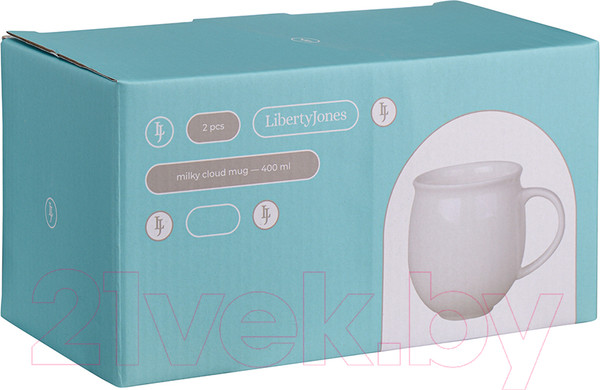 Изображение товара Набор кружек Liberty Jones Milky Cloud / LJ_HM_MU400 (2шт)