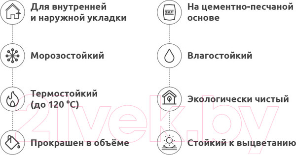 Изображение товара Декоративный камень бетонный Феодал Кирпич тосканский 17.15.Р