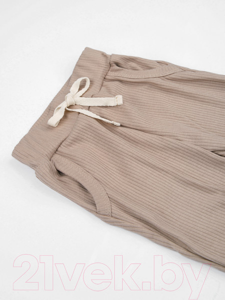 Изображение товара Комплект одежды для малышей Amarobaby Fashion / AB-OD21-FS2/03-56 (бежевый, р. 56)