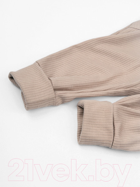 Изображение товара Комплект одежды для малышей Amarobaby Fashion / AB-OD21-FS2/03-56 (бежевый, р. 56)
