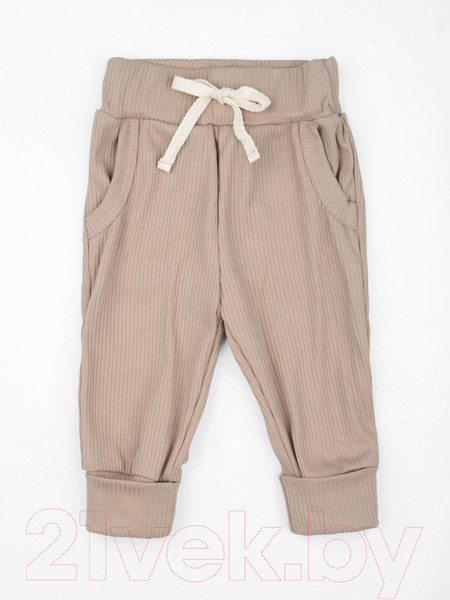 Изображение товара Комплект одежды для малышей Amarobaby Fashion / AB-OD21-FS2/03-56 (бежевый, р. 56)