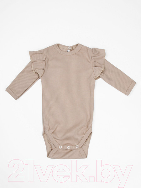 Изображение товара Комплект одежды для малышей Amarobaby Fashion / AB-OD21-FS2/03-56 (бежевый, р. 56)