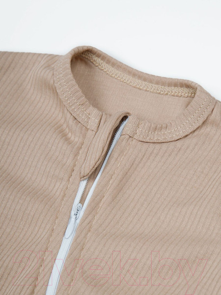 Изображение товара Комбинезон для малышей Amarobaby Fashion / AB-OD21-FS3/03-74 (бежевый, р. 74)