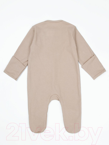 Изображение товара Комбинезон для малышей Amarobaby Fashion / AB-OD21-FS3/03-74 (бежевый, р. 74)