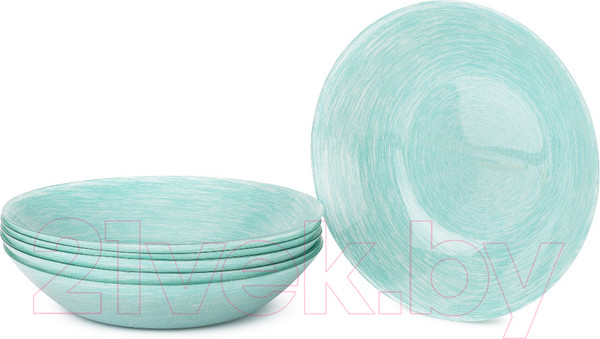 Изображение товара Тарелка столовая глубокая Luminarc Brush Mania Turquoise Q5959