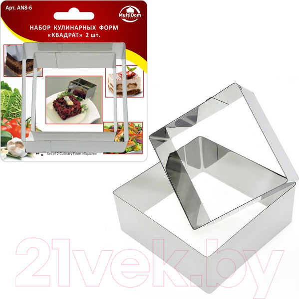 Изображение товара Форма для выкладки еды Мультидом AN8-6