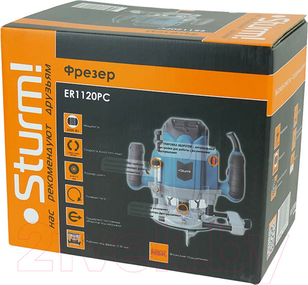 Изображение товара Фрезер Sturm! Professional ER1120PC