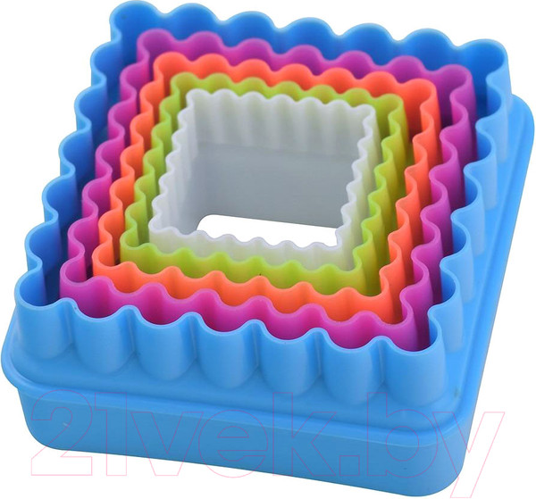 Изображение товара Набор форм для печенья Мультидом Квадрат / MS8-86