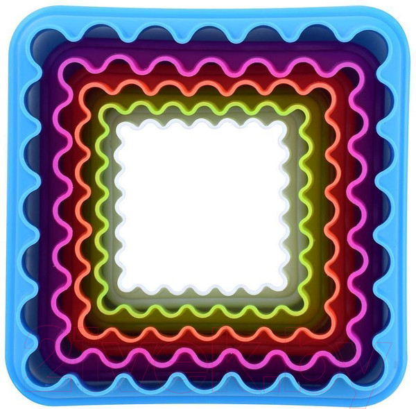 Изображение товара Набор форм для печенья Мультидом Квадрат / MS8-86