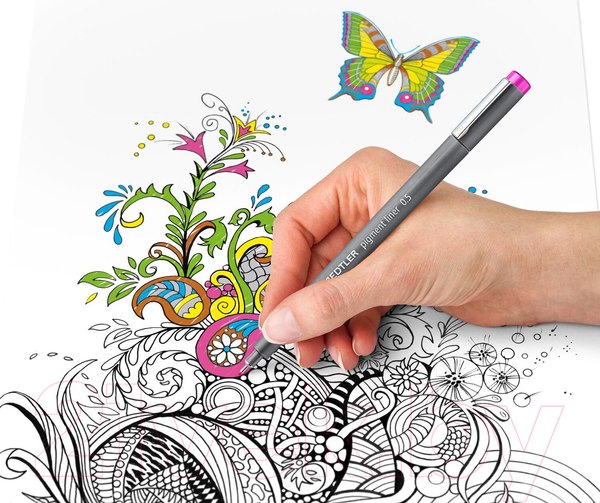 Изображение товара Ручка капиллярная Staedtler Пигмент Лайнер 308 07-9