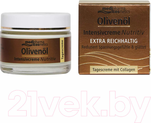 Изображение товара Крем для лица Medipharma Cosmetics Olivenol интенсив питательный дневной (50мл)
