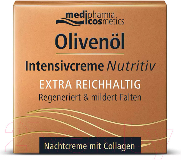 Изображение товара Крем для лица Medipharma Cosmetics Olivenol интенсив питательный ночной (50мл)