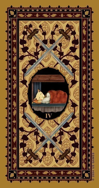 Изображение товара Гадальные карты U.S. Games Systems Medieval Cat Tarot / MCT78