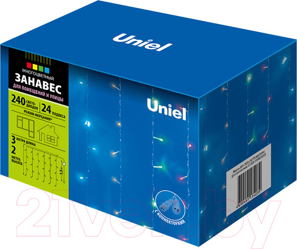 Изображение товара Световой занавес Uniel UL-00007216 (мульти)