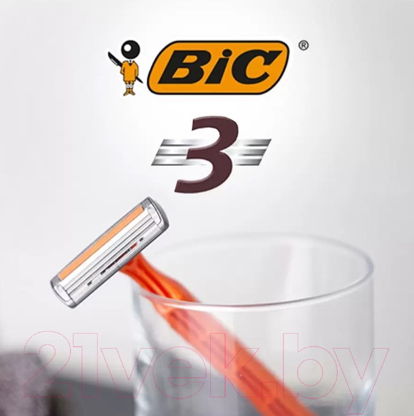 Изображение товара Набор бритвенных станков Bic 3 Sensitive (8шт)