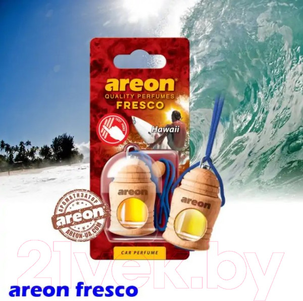 Изображение товара Ароматизатор автомобильный Areon Fresco Hawaii / ARE-FRTN13