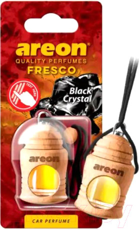 Изображение товара Ароматизатор автомобильный Areon Fresco Black Crystal / ARE-FRTN17