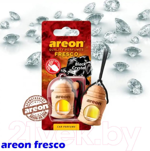 Изображение товара Ароматизатор автомобильный Areon Fresco Black Crystal / ARE-FRTN17
