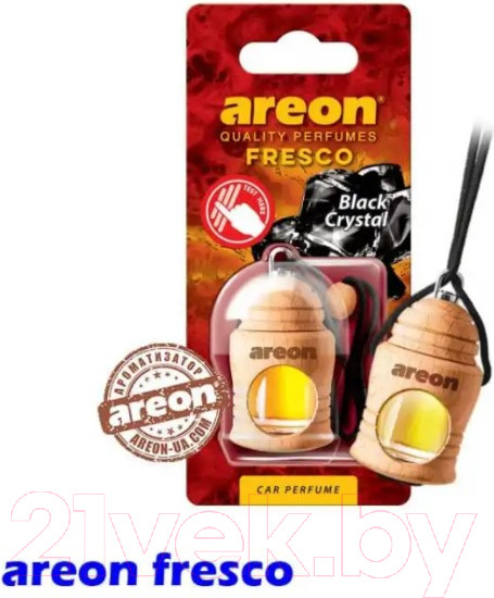 Изображение товара Ароматизатор автомобильный Areon Fresco Black Crystal / ARE-FRTN17