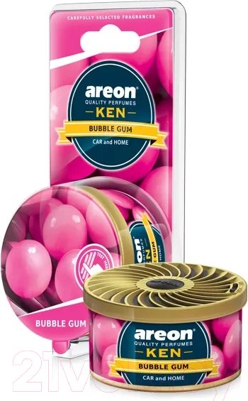 Изображение товара Аромадиффузор Areon Ken Blister Bubble Gum / ARE-AKB06