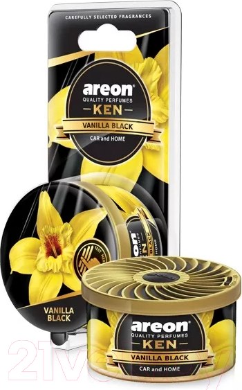 Изображение товара Аромадиффузор Areon Ken Blister Vanilla Black / ARE-AKB16