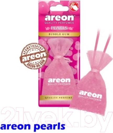 Изображение товара Ароматизатор автомобильный Areon Pearls Bubble Gum / ARE-ABP03