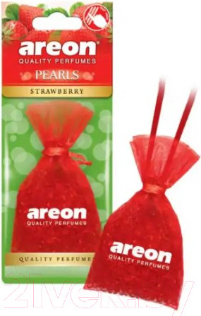 Изображение товара Ароматизатор автомобильный Areon Pearls Strauberry / ARE-ABP17