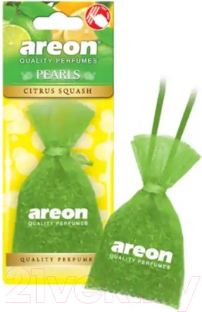 Изображение товара Ароматизатор автомобильный Areon Pearls Citrus Squash / ARE-ABP05